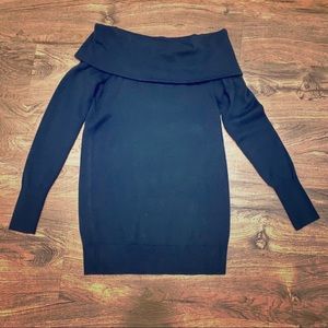 LOFT Off-the-Shoulder Tunic Sweater